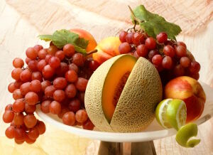 Дынька и виноград