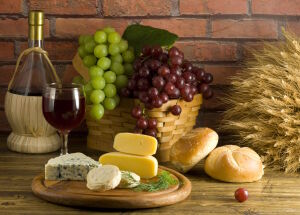 Вино и сыры