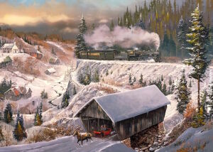 Поезд и повозка