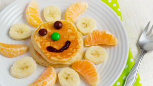 Оладушка с фруктами