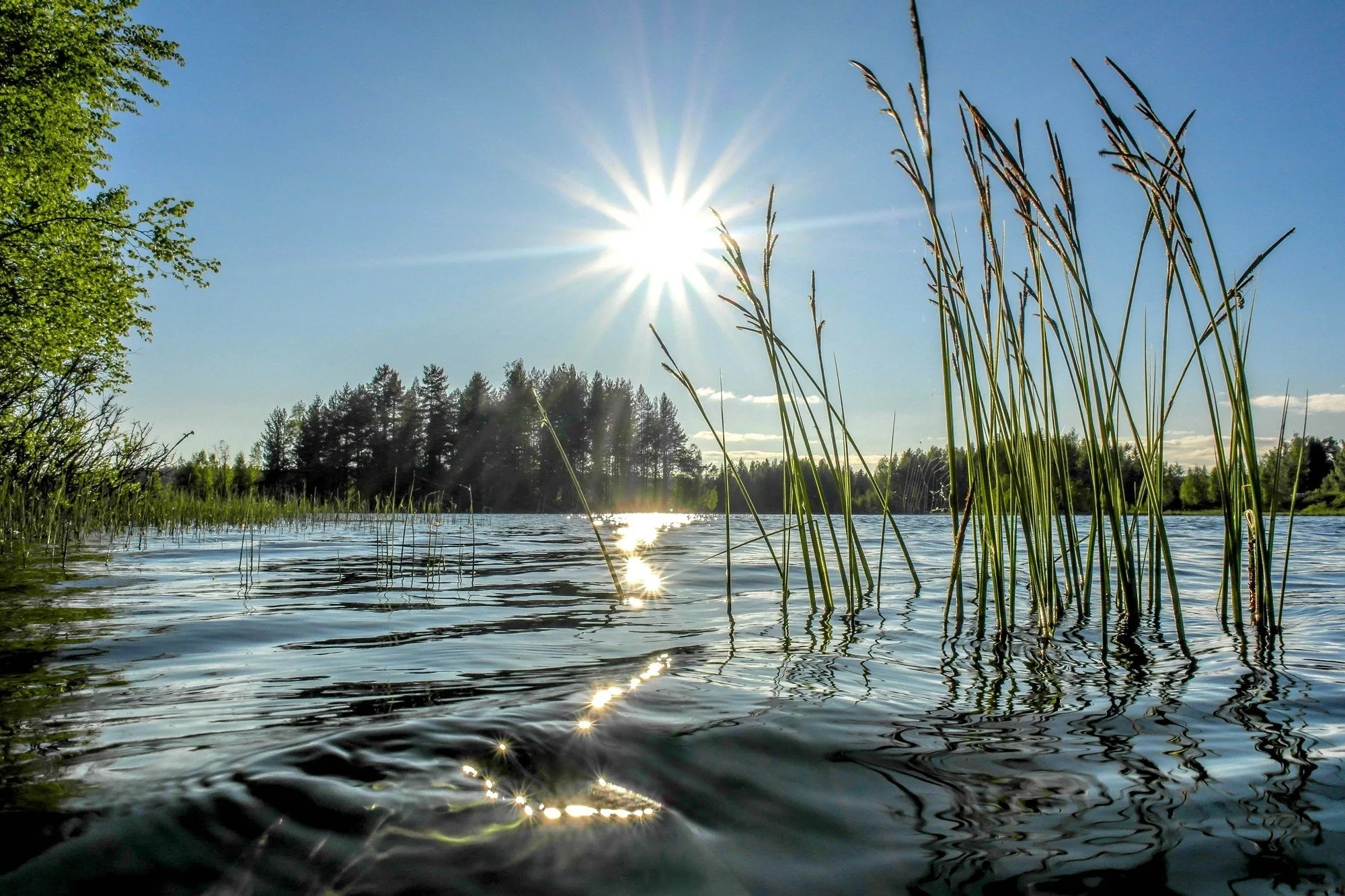 Солнце над водой