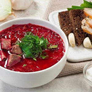 Борщ мясной