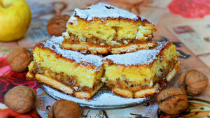 Пирог с орехами