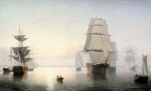 Спокойное море - Fitz Henry Lane