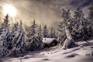 Изба зимой - Robert Didierjean