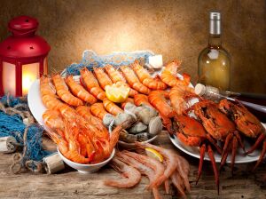 Креветки и крабы