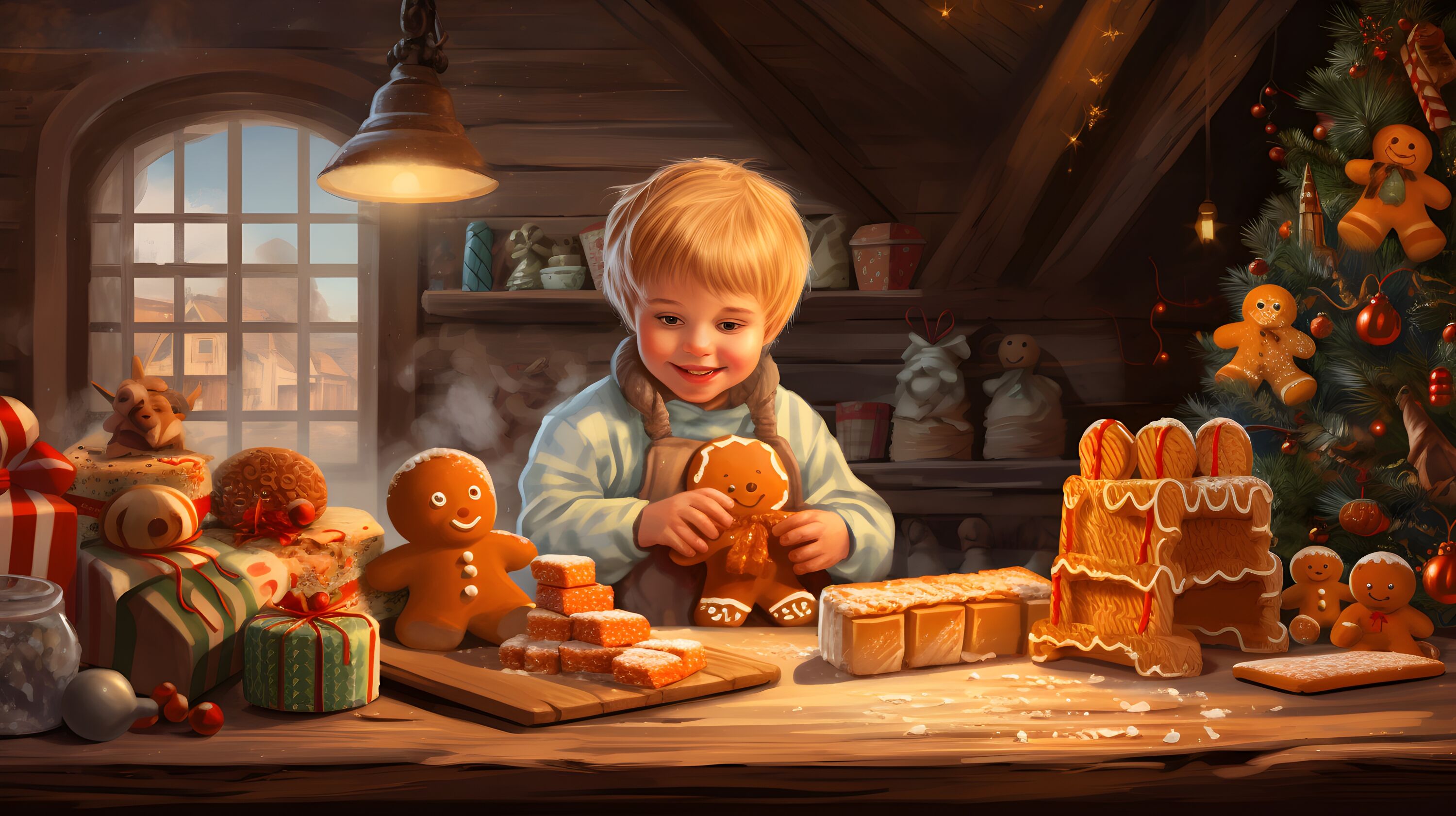 Ребенок делает игрушки