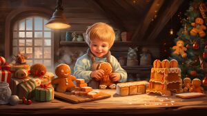 Ребенок делает игрушки