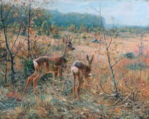 Косуля осенью - Вильгельм Лоренц