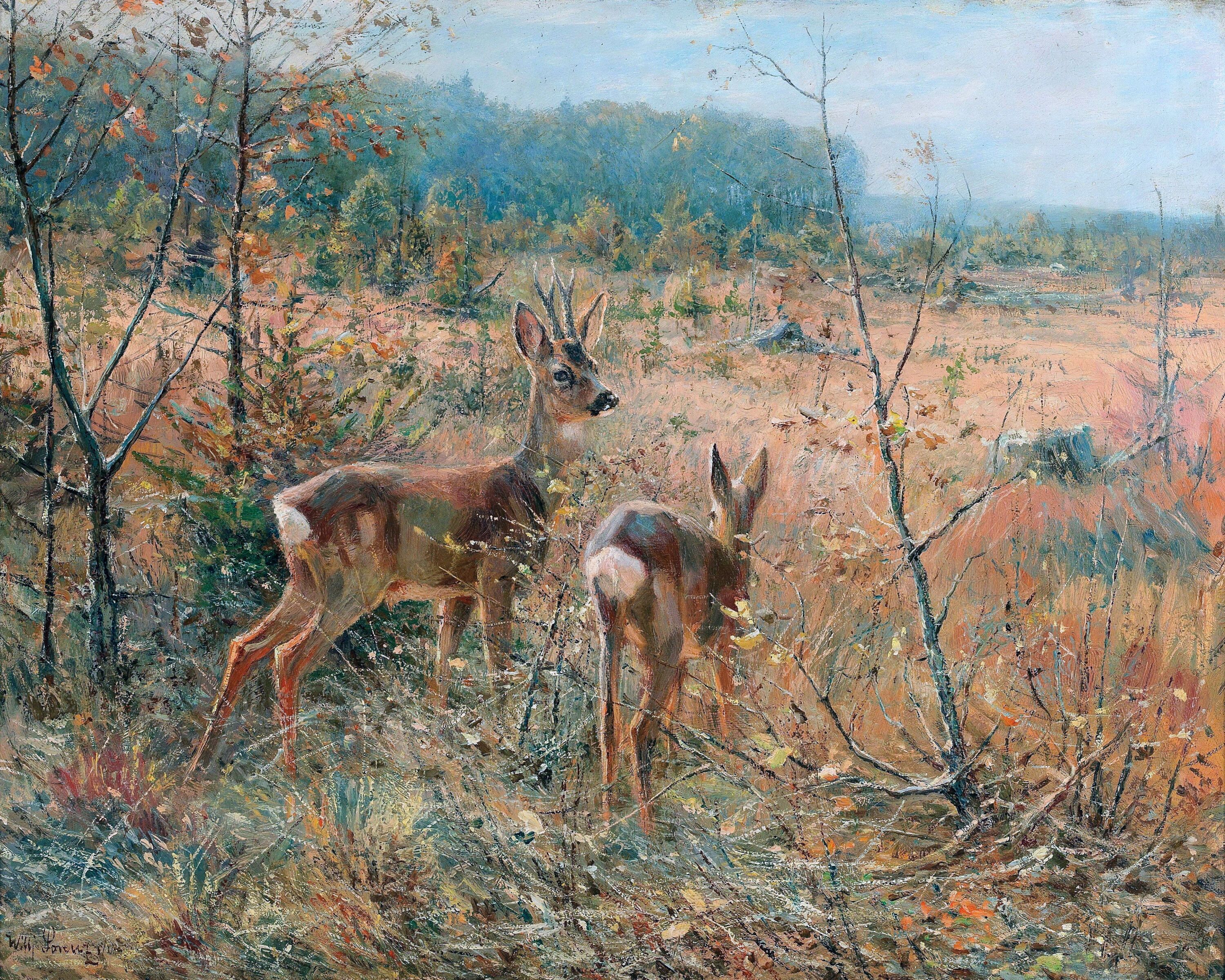 Косуля осенью - Вильгельм Лоренц