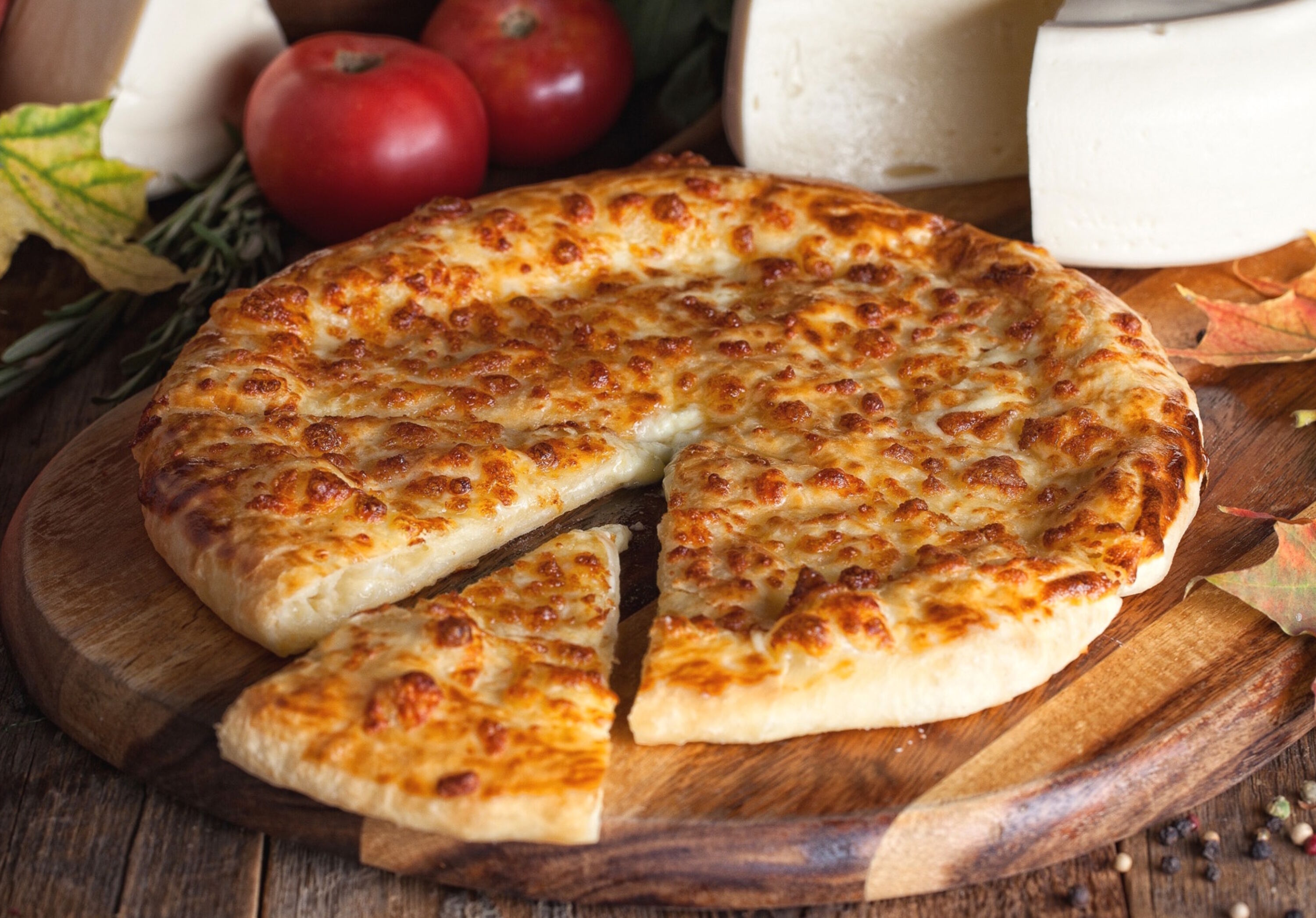 Хачапури с сыром и перцем