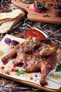 Жареный цыпленок табака