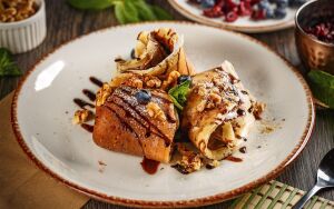 Блины с орехами