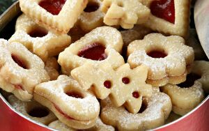 Песочное печенье с джемом