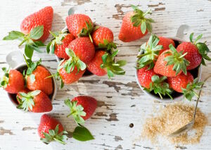 Клубника с сахаром