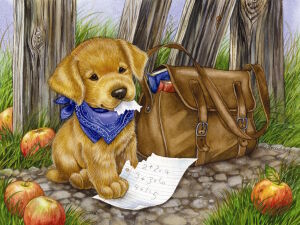 Щенок и математика