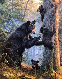 Мамка с медвежатами