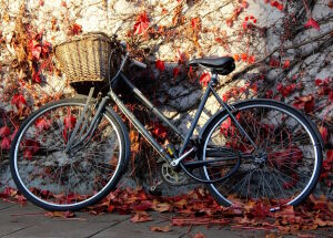 Велосипед у стены