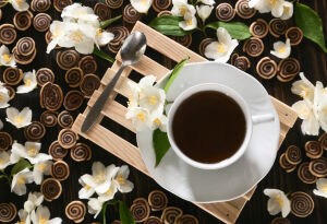 Жасминовый чай и печенье