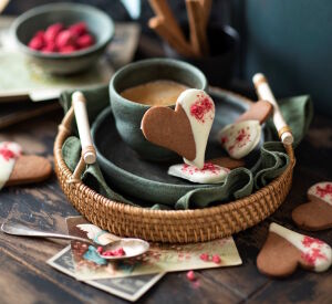 Кофе с сердечками