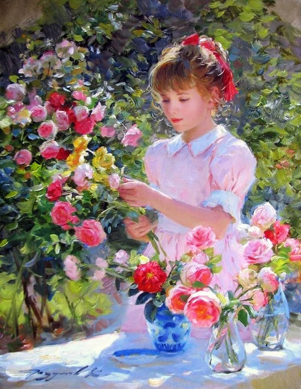 Юный цветник