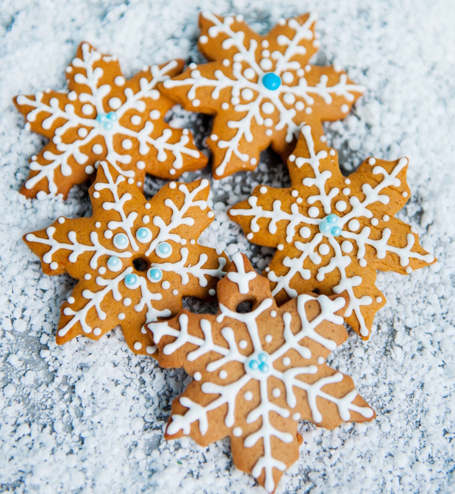 Снежное печенье