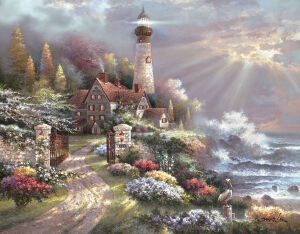 У моря маяк