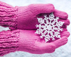 Большая снежинка