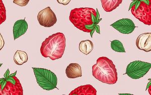 Клубника и фундук