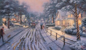 Зимняя деревушка