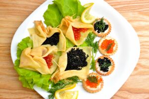 Черная и красная икра