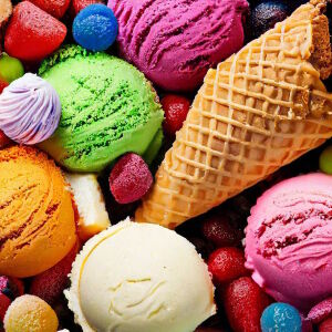 Мороженое шариками