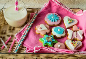 Печенье с молоком