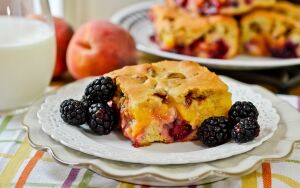 Ежевичный пирог