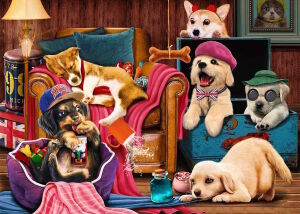 Щенки в деле