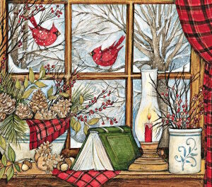 Кардиналы за окном