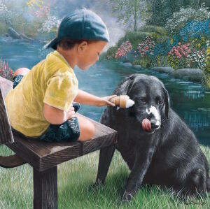 Угощайся Барсик