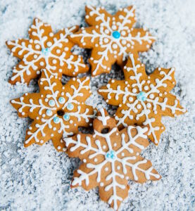 Снежное печенье