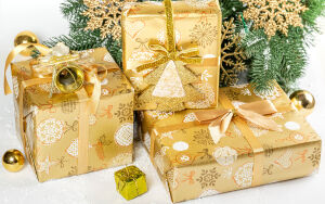 Золотая упаковка