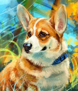 Портрет собаки