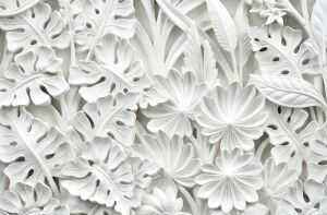 Гипсовые листья