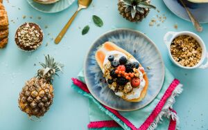 Десерт из папайи