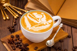 Кофе с рисунком