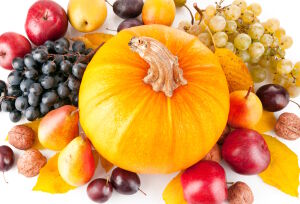 Тыква и фрукты
