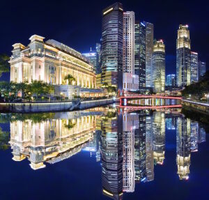 Ночной Сингапур