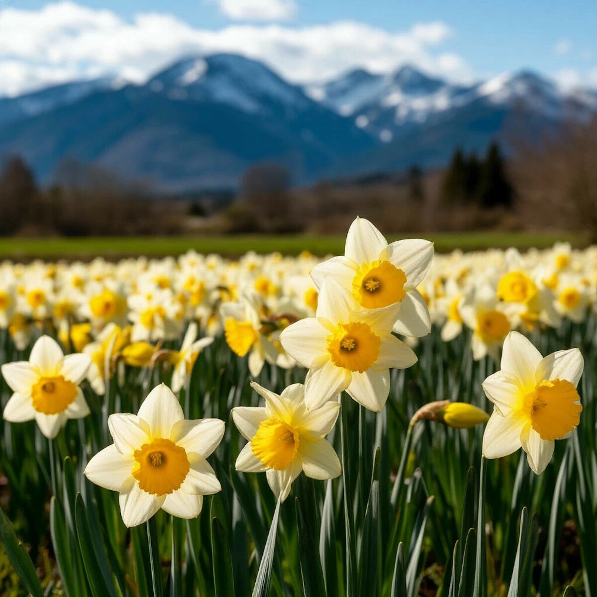 Нарциссы и горы