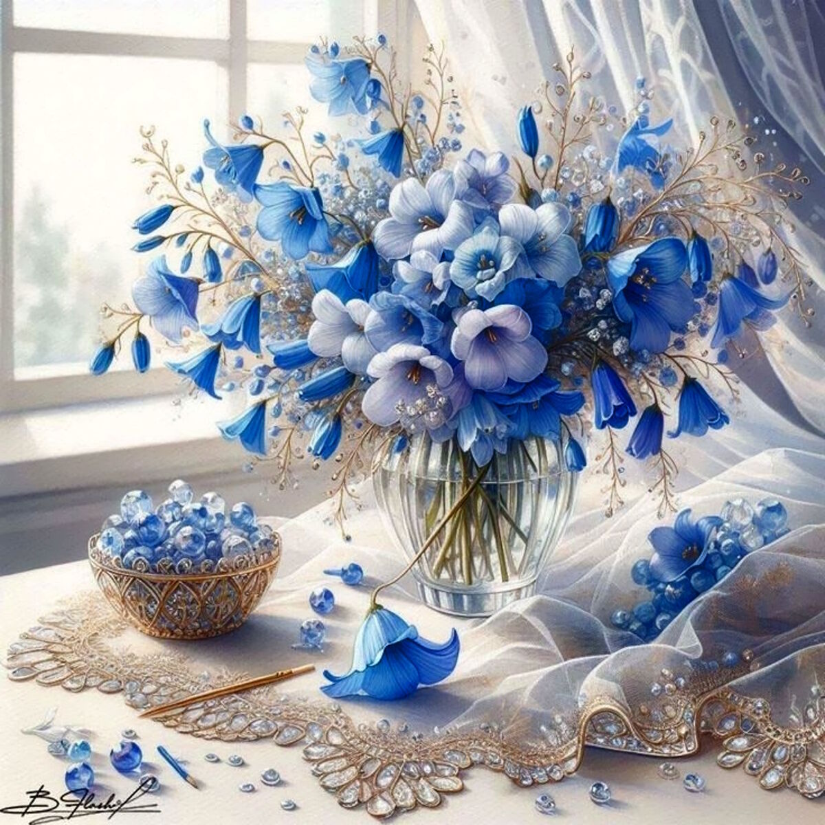 Колокольчики и бусины