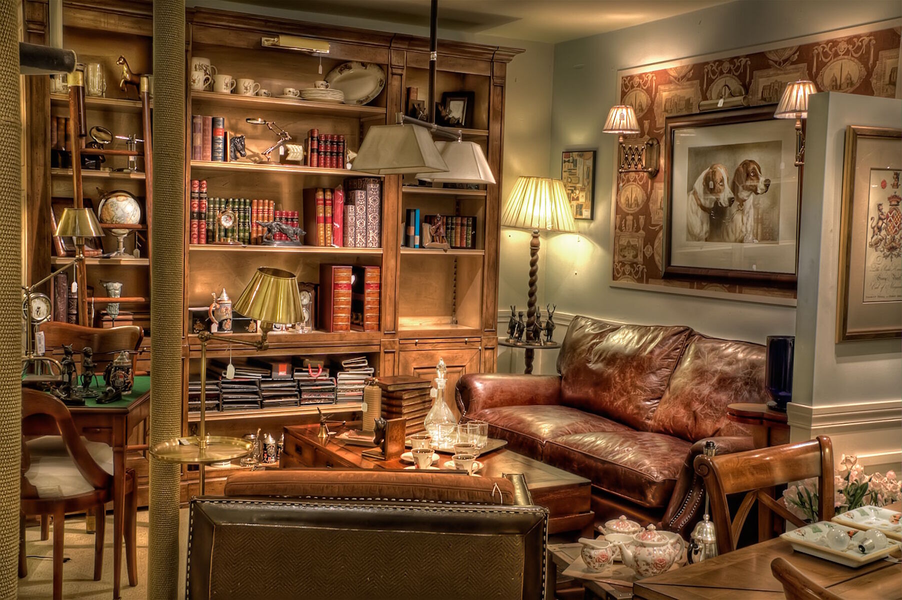 Английский стиль комнаты