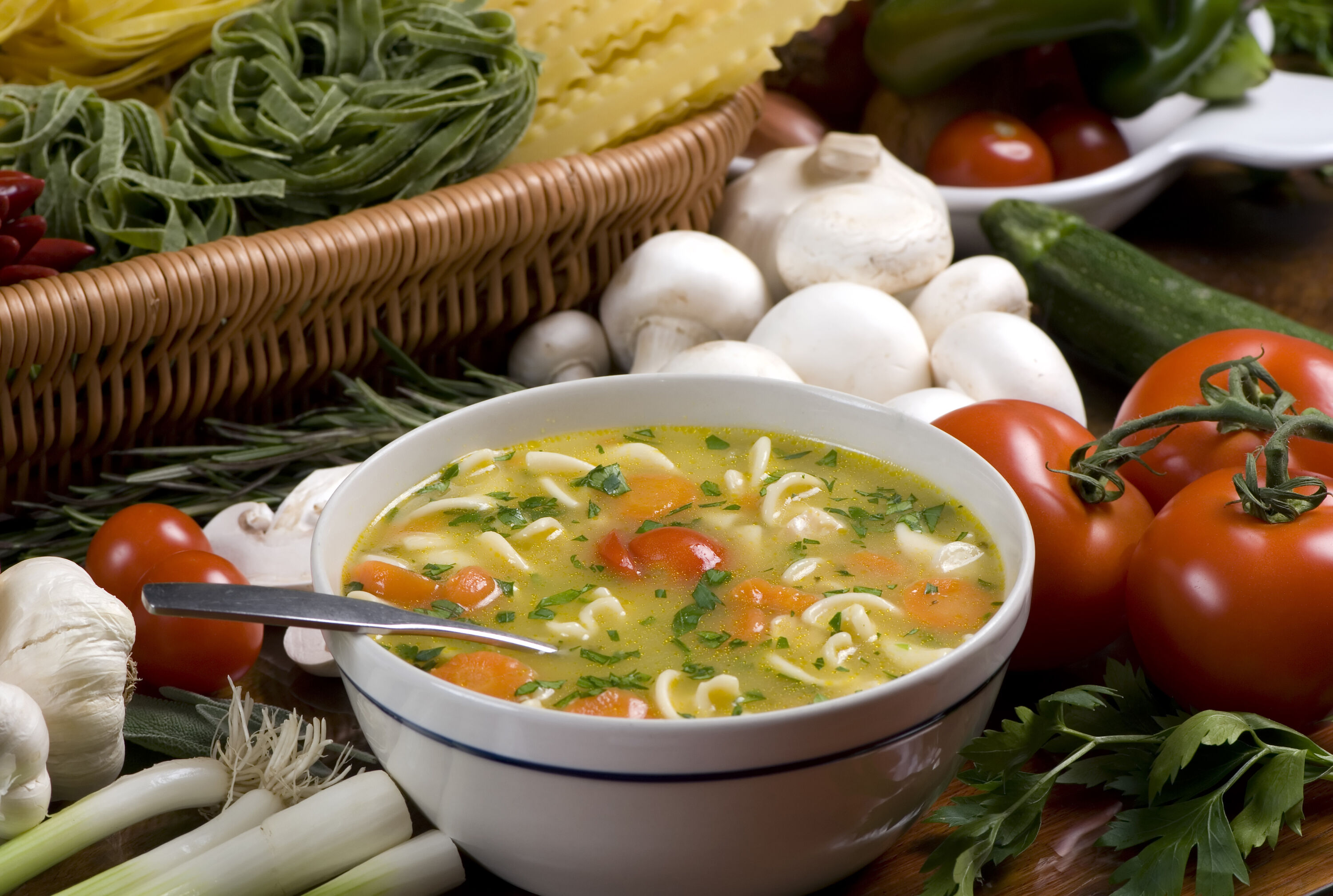 Суп с макаронами