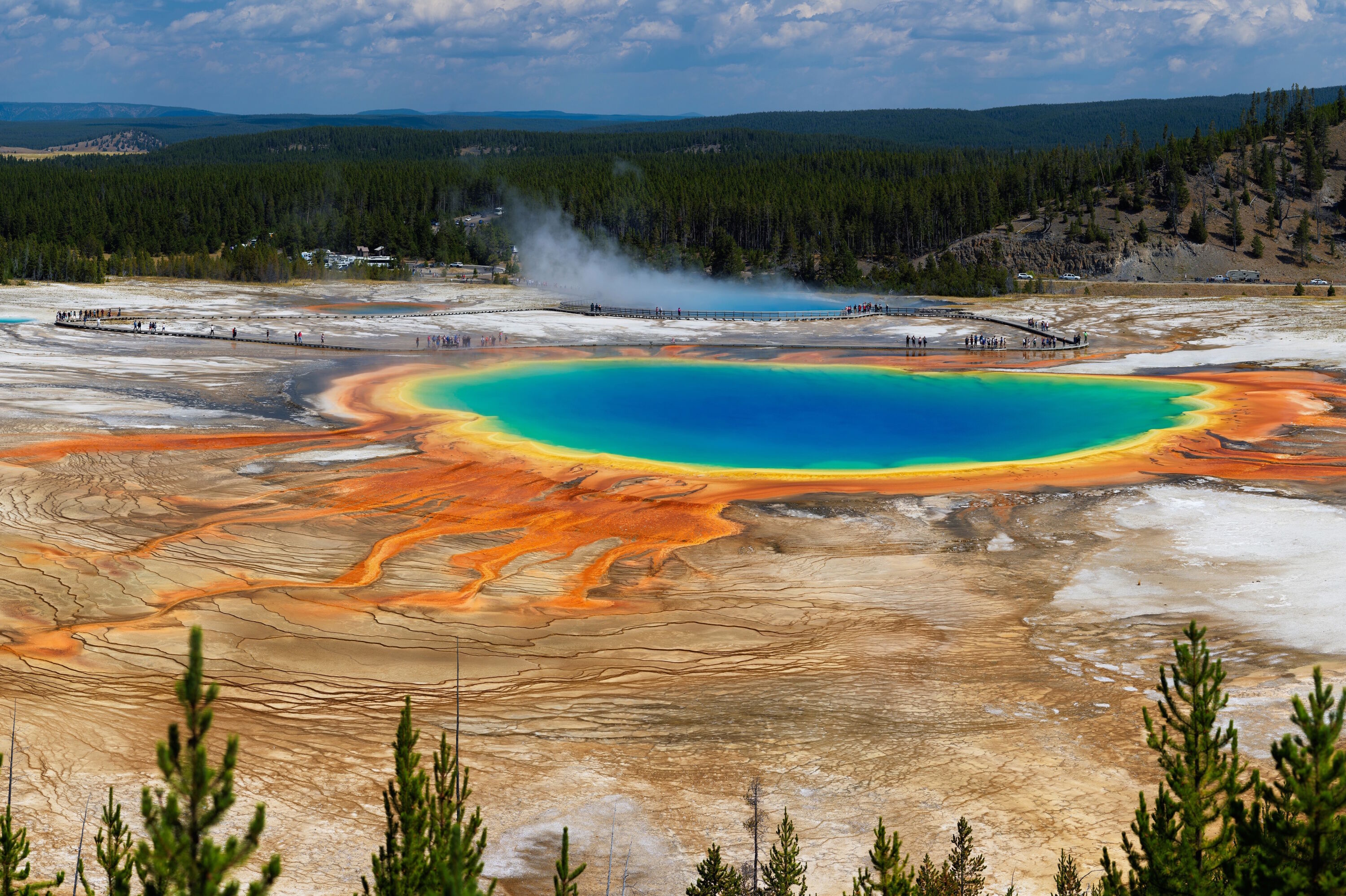 Йеллоустонский национальный парк кратер